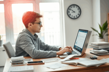 Illustration d'un prêt rapide sans bureaucratie, symbolisant l'accès facile à l'argent immédiat.