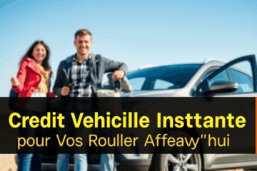 Une personne souriante conduisant sa nouvelle voiture grâce à un crédit véhicule instantané.