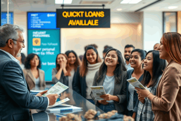 Illustration d'un prêt personnel pour des besoins urgents.