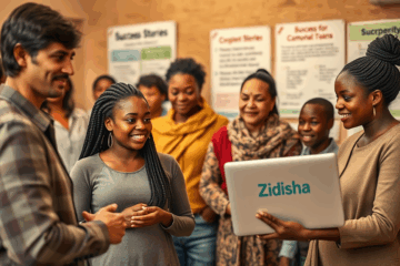 Image représentant un prêt personnel Zidisha pour aider les personnes en difficulté financière.