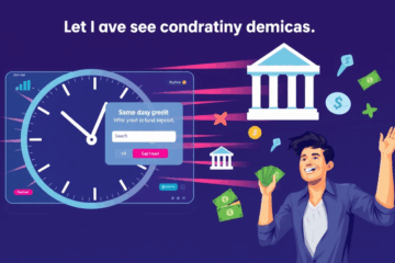 Image illustrant l'obtention rapide d'un crédit personnel urgent.