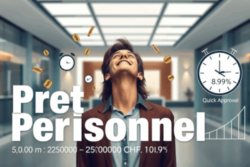 Prêt Personnel de Credit Suisse pour un financement rapide sans bureaucratie.