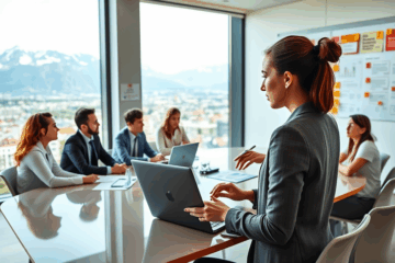 Une personne débutant sa carrière chez Zurich Insurance, symbole de stabilité et d'opportunités professionnelles.
