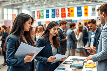 Stratégies pour se démarquer lors des salons de l'emploi en Suisse, incluant la préparation du CV et la personnalisation des lettres de motivation.